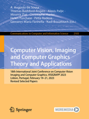 cover image of Computer Vision, Imaging and Computer Graphics Theory and Applications